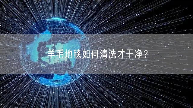 羊毛地毯如何清洗才干净？